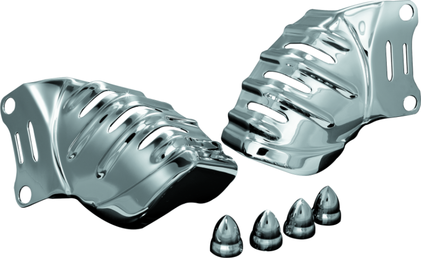 Kuryakyn 7789 Caliper Covers For Brembo Calipers Chrome