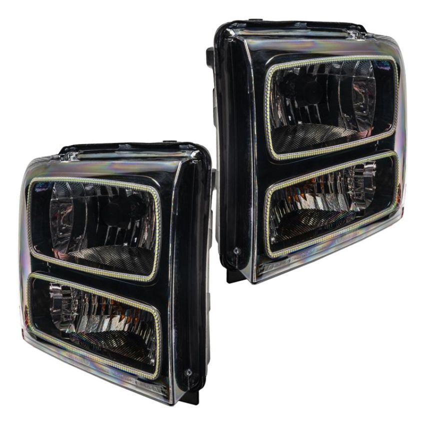 Oracle Lighting 7161-334 SMD Pre-Assembled Headlights, Black Bezel, ColorSHIFT(tm) - No Controller