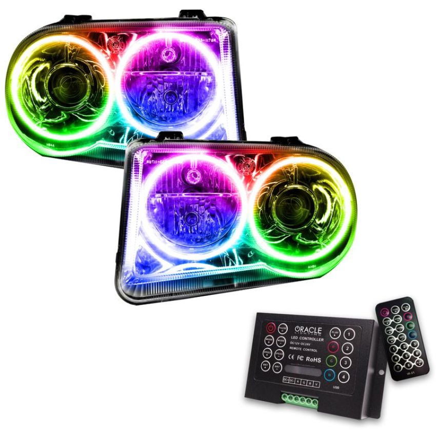 Oracle Lighting 7163-333 SMD Pre-Assembled Headlights, Non-HID, ColorSHIFT(tm) 2.0