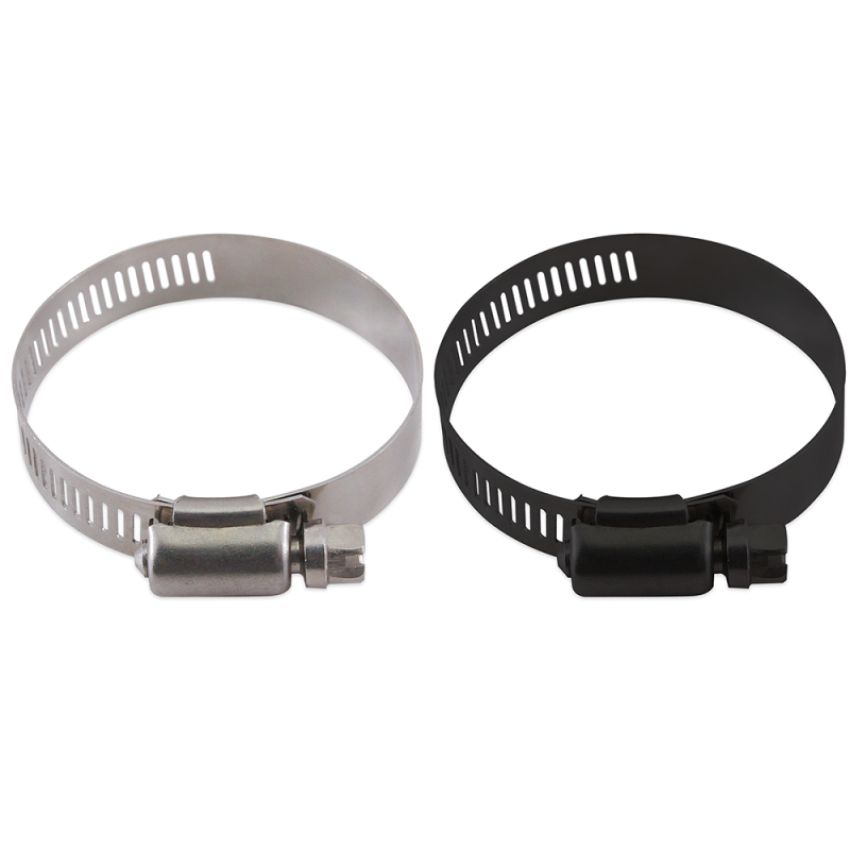 Mishimoto MMCLAMP-WG-64HTBK High-Torque Worm Gear Clamp1.57in.-2.52in. (40mm-64mm) - Pack of 10 (Black)