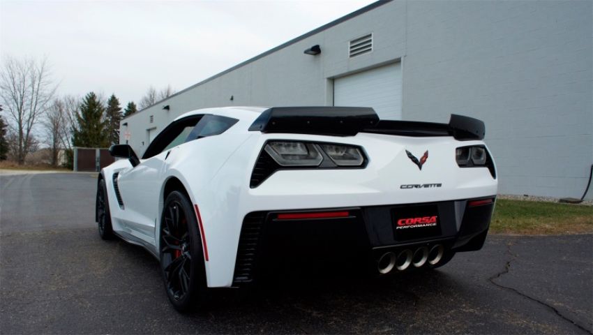CORSA Performance 14766CB Corsa 2015+ Chevrolet Corvette C7 Z06 2.75in Dual Rear Xtreme Cat-Back Exhaust w/ Quad Polis