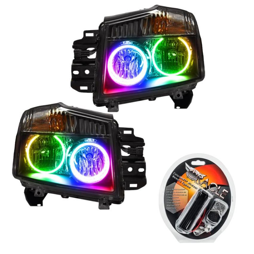 Oracle Lighting 7173-330 SMD Pre-Assembled Headlights, ColorSHIFT