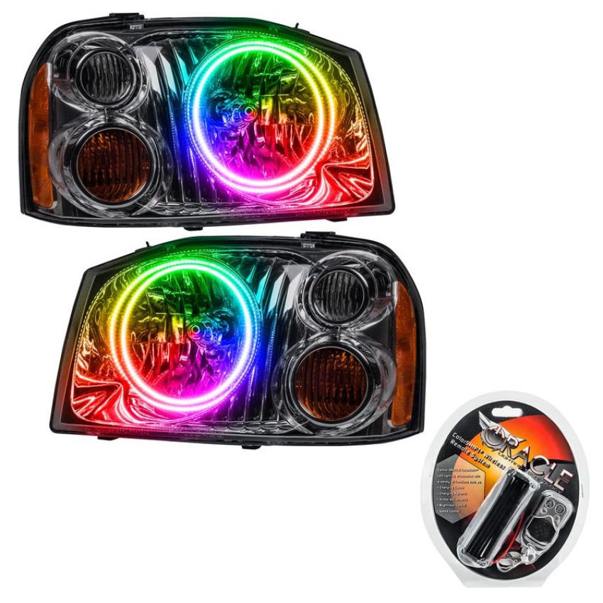 Oracle Lighting 7178-330 SMD Pre-Assembled Headlights, Dual Halo, ColorSHIFT