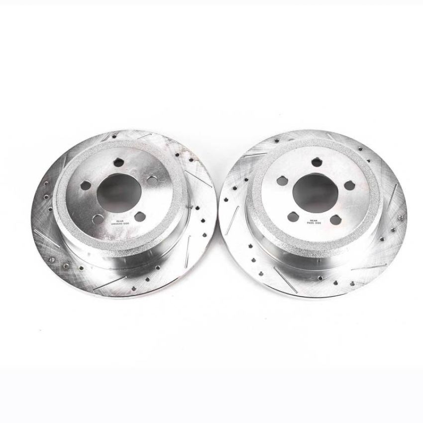 PowerStop AR83072XPR PowerStop Evolution Performance Drilled, Slotted & Plated Brake Rotor Pair