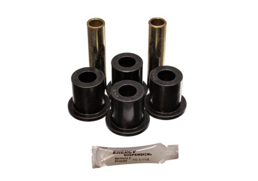 Energy Suspension 4.2128G Rr Spring Frame Shackle Kit - Black
