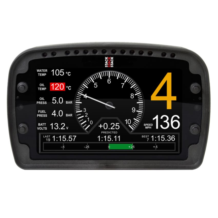 AutoMeter ST9918 LCD Action Replay Dash, 0-3-8K RPM (PSI, DEG. F, MPH)