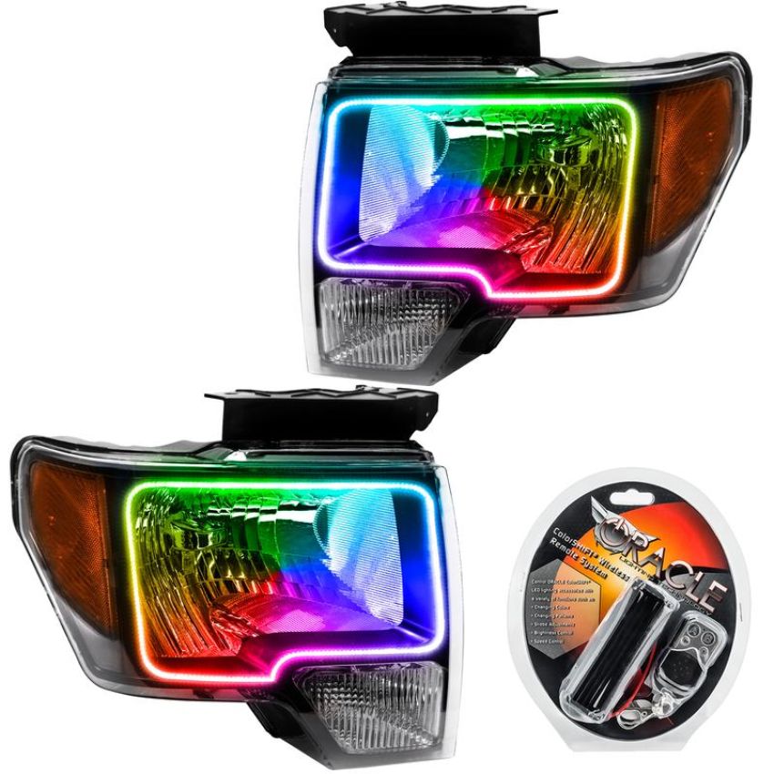 Oracle Lighting 7187-330 LED Pre-Assembled Headlights, ColorSHIFT