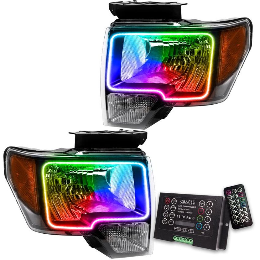 Oracle Lighting 7187-333 LED Pre-Assembled Headlights, ColorSHIFT(tm) 2.0