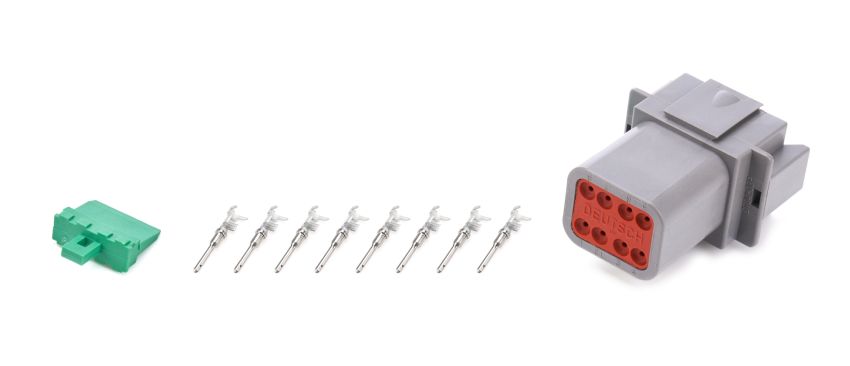 QUICKCAR RACING PRODUCTS QRP71-381 Plug Deutsch 8 Pin Receptacle
