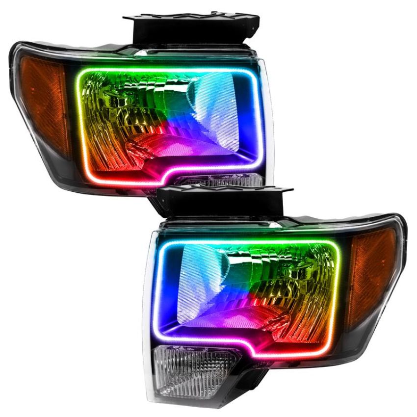 Oracle Lighting 7188-334 LED Pre-Assembled Headlights, Black Bezel, ColorSHIFT(tm) - No Controller