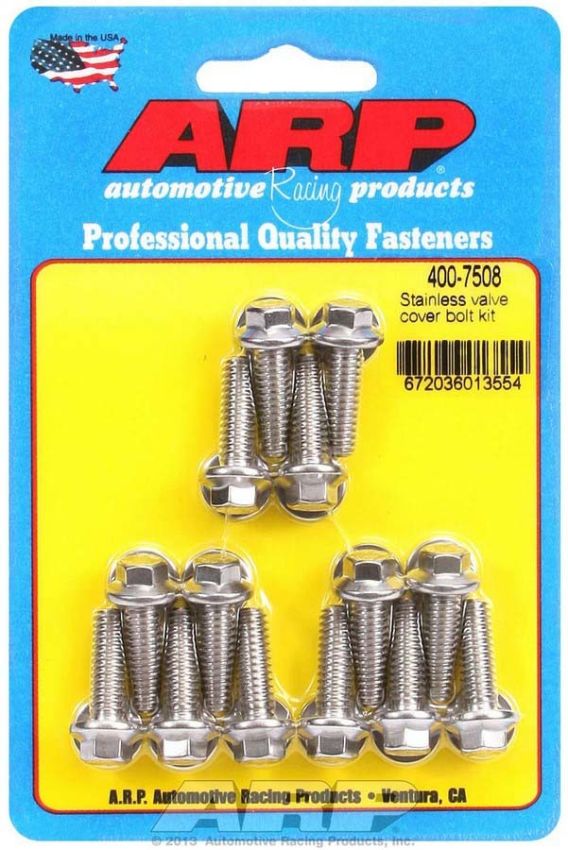 ARP ARP400-7508 S/S Valve Cover Bolt Kit 1/4in- 20 6pt. (14)