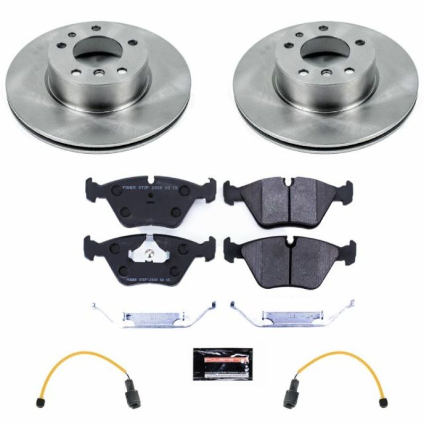 PowerStop TDSK7334 Track Day Spec High-Performance Brake Pad and Rotor Kit