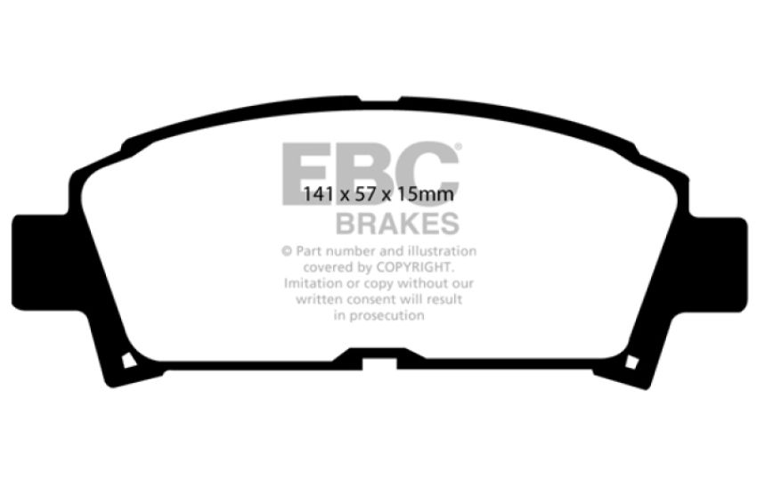 EBC Brakes DP2995 Greenstuff 2000 Series Sport Brake Pads