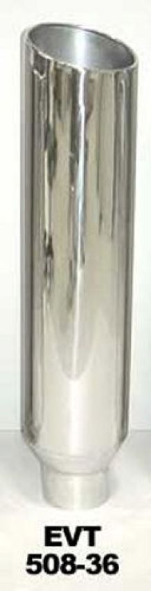 PYPES PERFORMANCE EXHAUST PYPEVT508-36 Exhaust Stack 5in x 8in 36in L Polished
