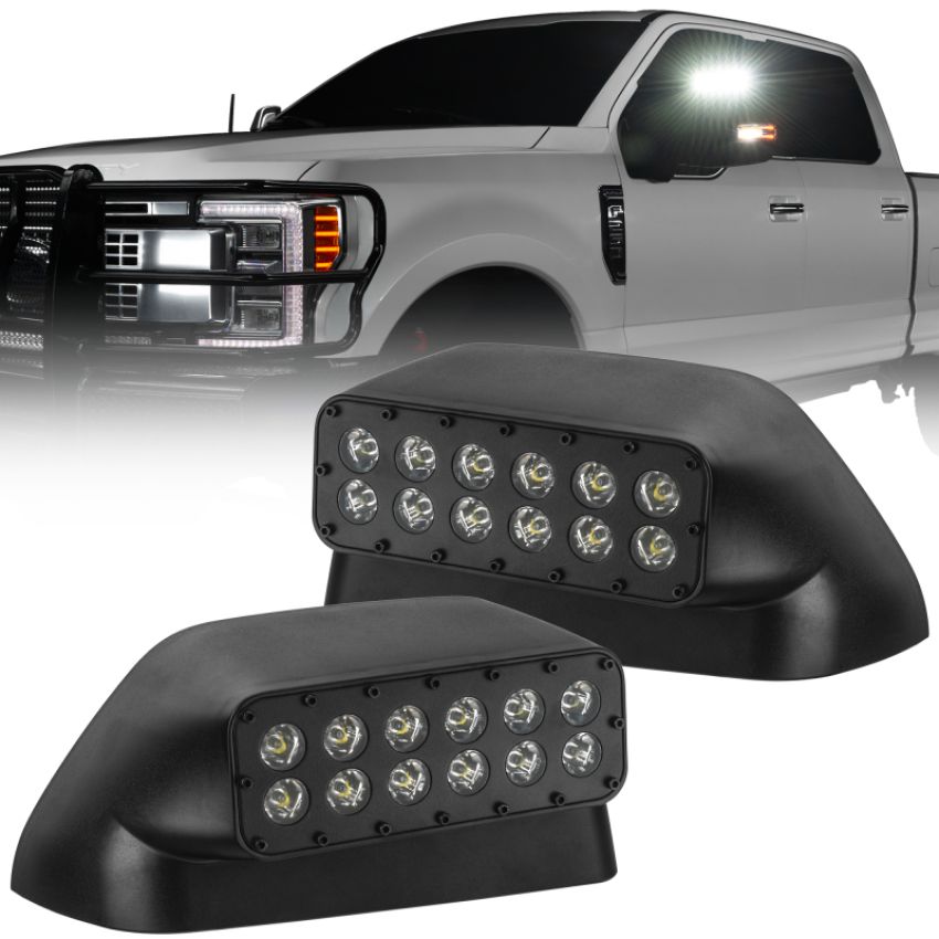 Oracle Lighting 5908-001 2017-2022 Ford Super Duty LED Off-Road Side Mirror Ditch Lights