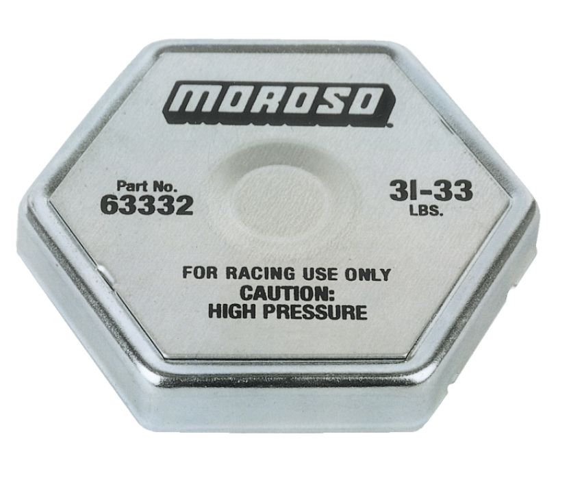MOROSO MOR63332 Radiator Cap 31-33 psi Hexagon