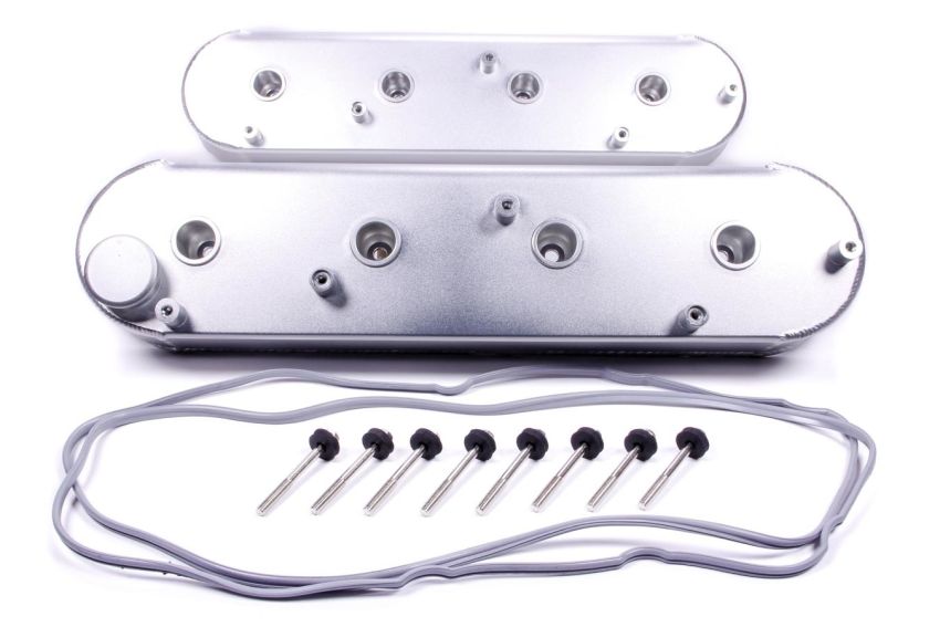 PRW INDUSTRIES, INC. PQX4034630 Billet Alm. Valve Covers GM LS w/Coil Mounts