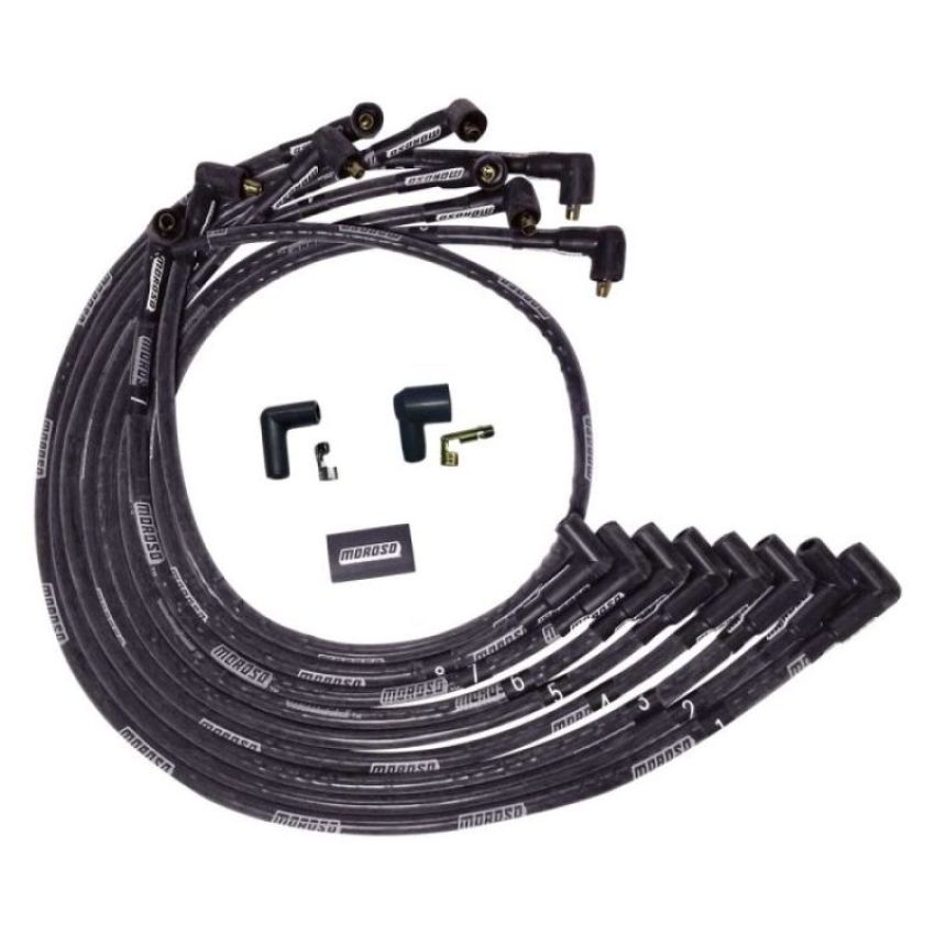 MOROSO MOR51544 Ultra Plug Wire Set BBC Under V/C Black