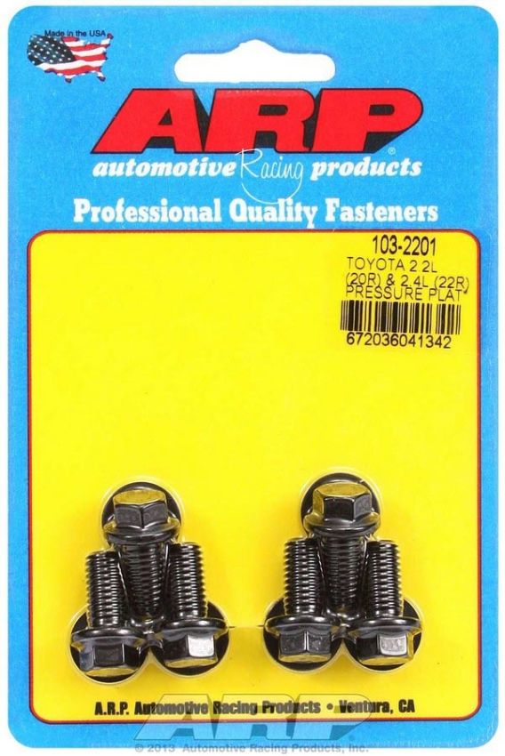 ARP ARP103-2201 Pressure Plate Bolt Kit Toyota 2.2L 20R/2.4L 22R
