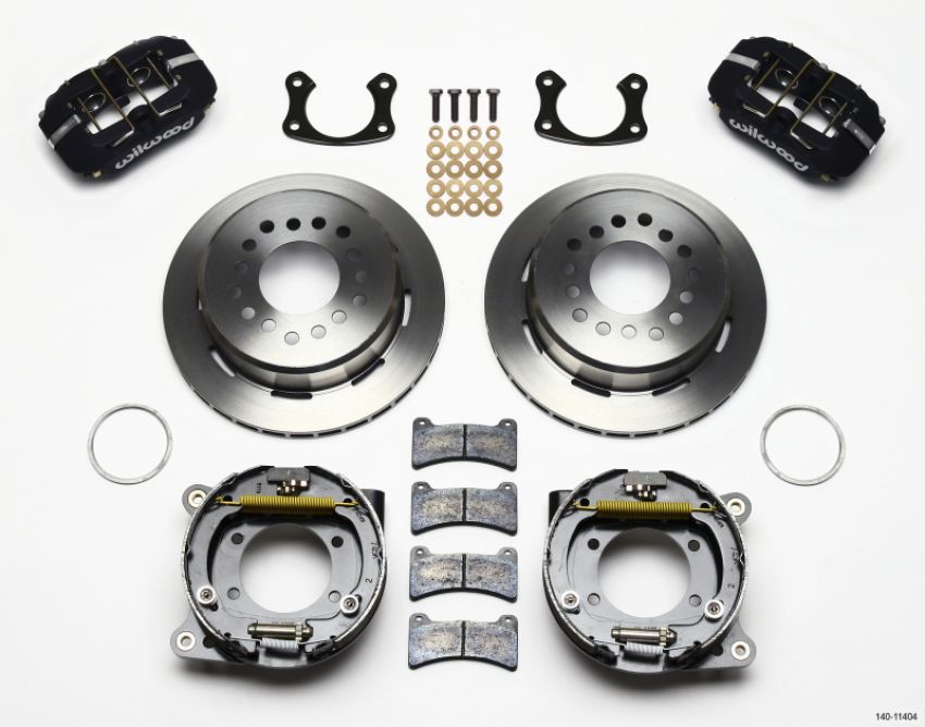 Wilwood 140-11404 Dynapro Low-Profile 11.00in P-Brake Kit New Big Ford 2.50in Off Front Mount