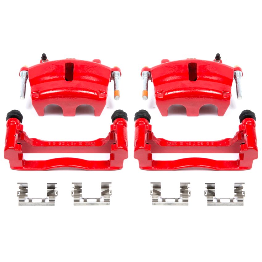 PowerStop S5004A Red Powder Coated Calipers