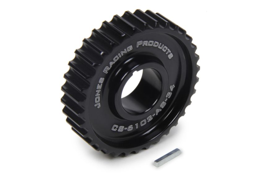 JONES RACING PRODUCTS JRPCS-6102-AS-34 HTD Crankshaft Pulley 34 Tooth 1-1/8 ID 1/8in Key