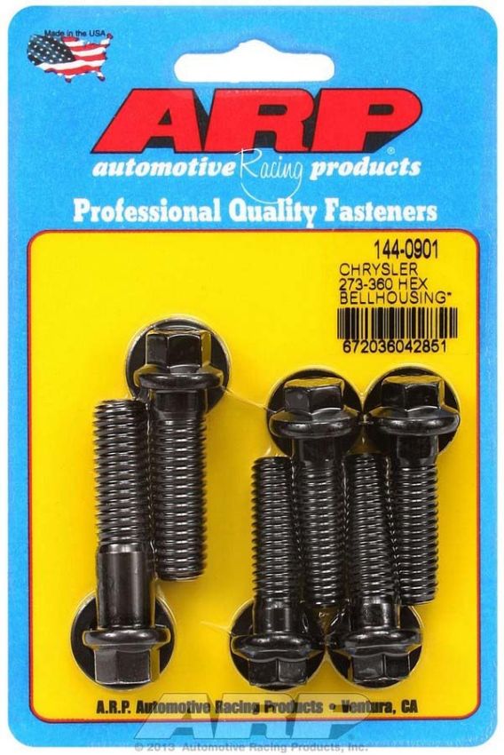 ARP ARP144-0901 Bellhousing Bolt Kit 6pt SBM 273-360
