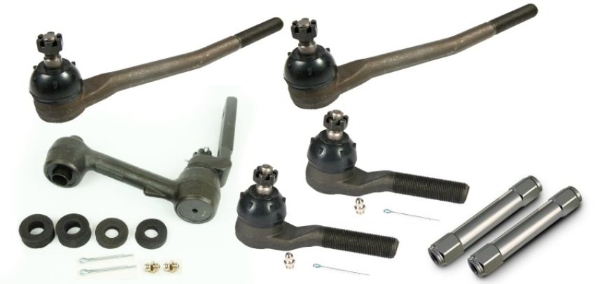 Ridetech 12109536 Steering linkage kit for 1967-1969 Mustang with OE power steering.