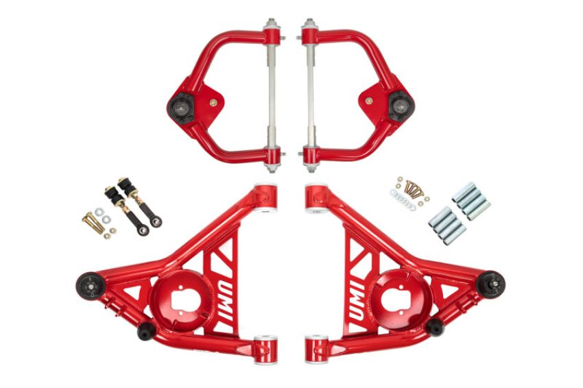 UMI Performance 265253-1-R 70-81 GM F-Body Front A-arm Kit Delrin Bushings Tall Ball Joints