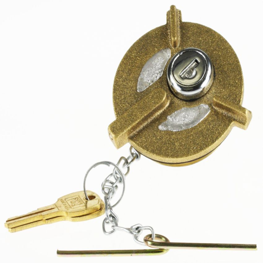 MotoRad 2501-11 Heavy Duty Locking Tethered Fuel Tank Cap