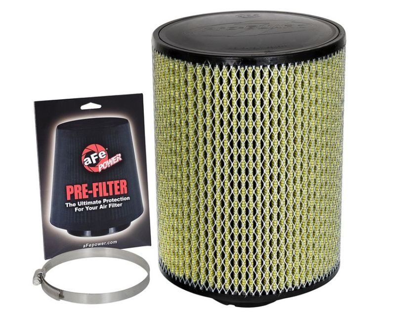 aFe Power 72-90058-WP Magnum FLOW Universal Air Filter w/ Pro GUARD 7 Media (Includes Pre-Filter)