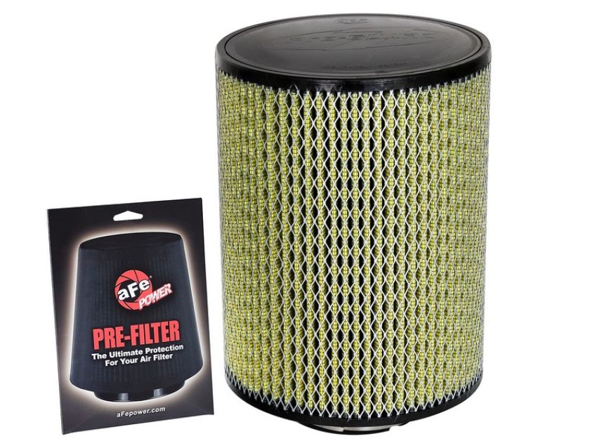 aFe Power 72-90097-WP Magnum FLOW Universal Air Filter w/ Pro GUARD 7 Media (Includes Pre-Filter)