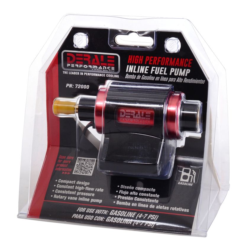 Derale 72000 High Performance Inline Fuel Pump