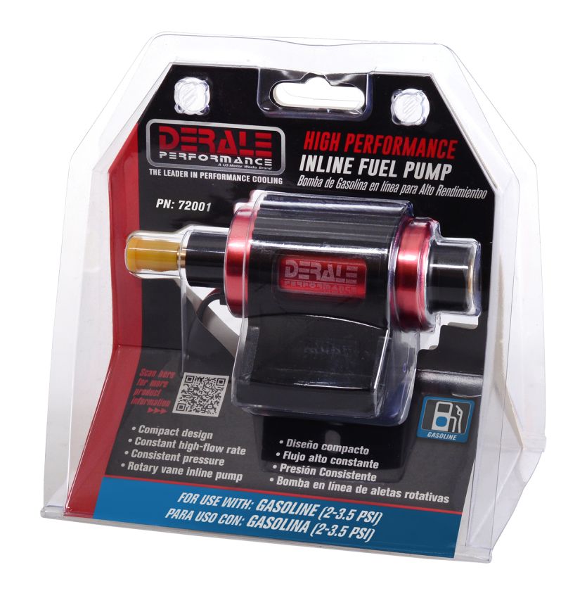 Derale 72001 High Performance Inline Fuel Pump