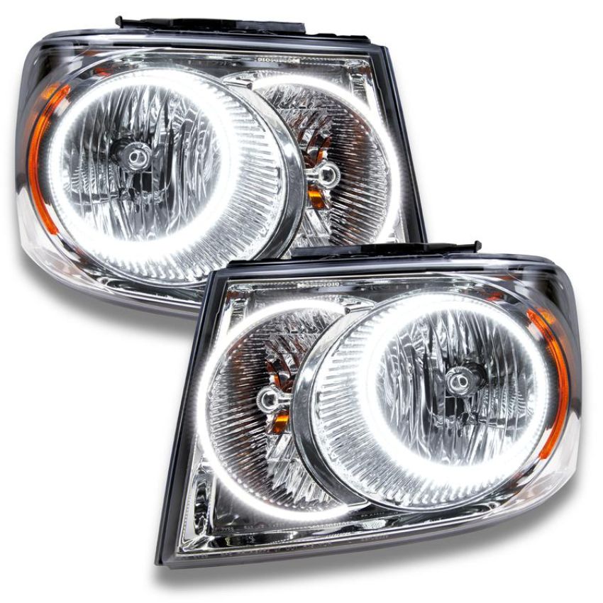 Oracle Lighting 7201-001 SMD Pre-Assembled Headlights, Chrome Bezel, White