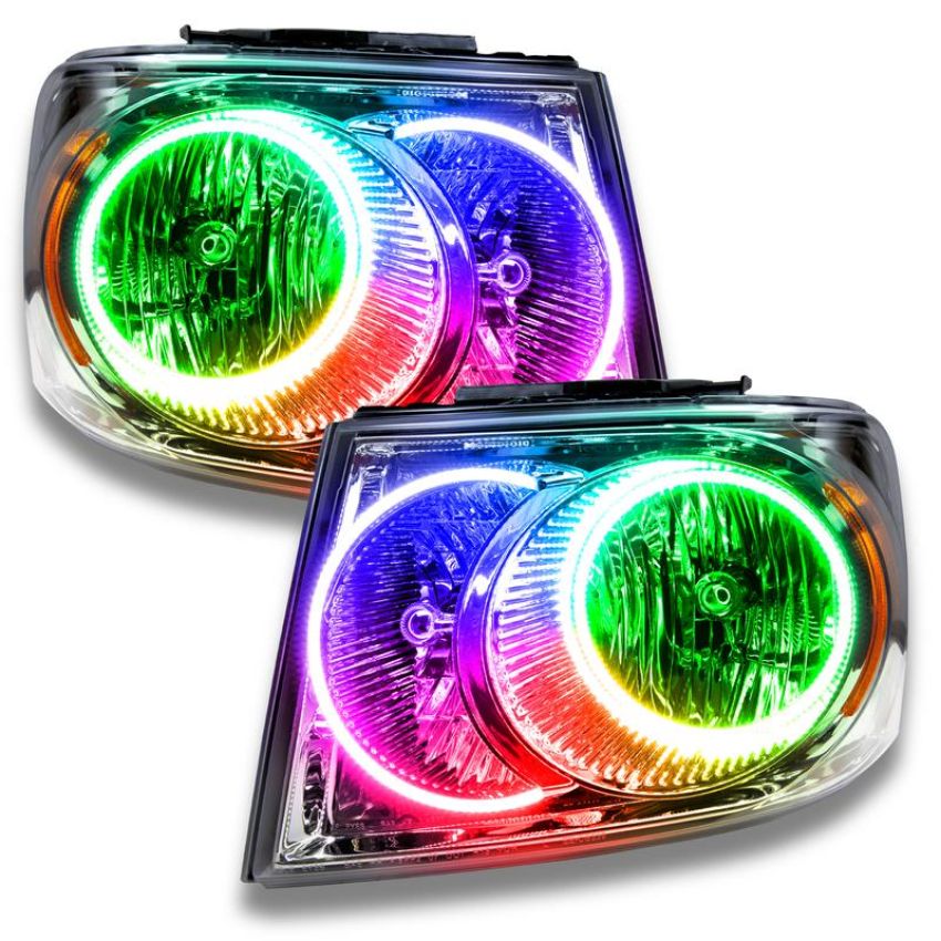 Oracle Lighting 7201-334 SMD Pre-Assembled Headlights, Chrome Bezel, ColorSHIFT(tm) - No Controller
