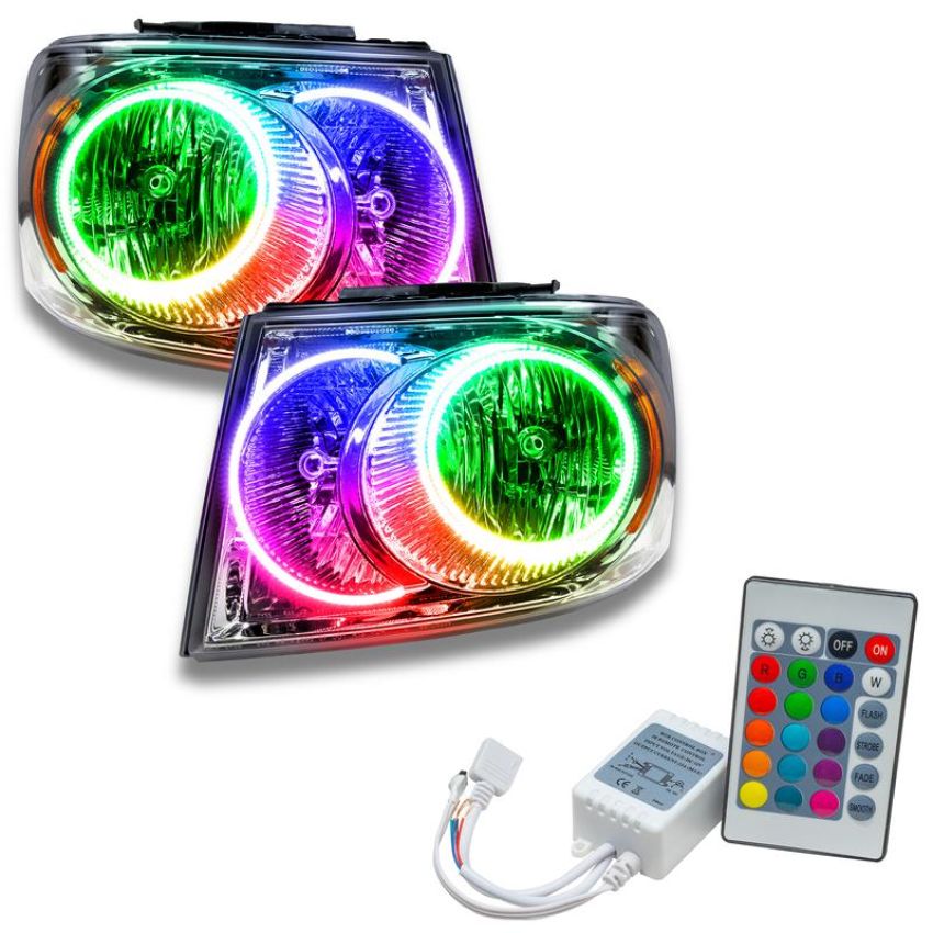 Oracle Lighting 7201-504 SMD Pre-Assembled Headlights, Chrome Bezel, ColorSHIFT(tm) - Simple