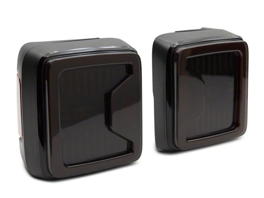 Raxiom J137647-JL 18-23 Jeep Wrangler JL LED Tail Lights- Blk Housing (Smoked Lens)
