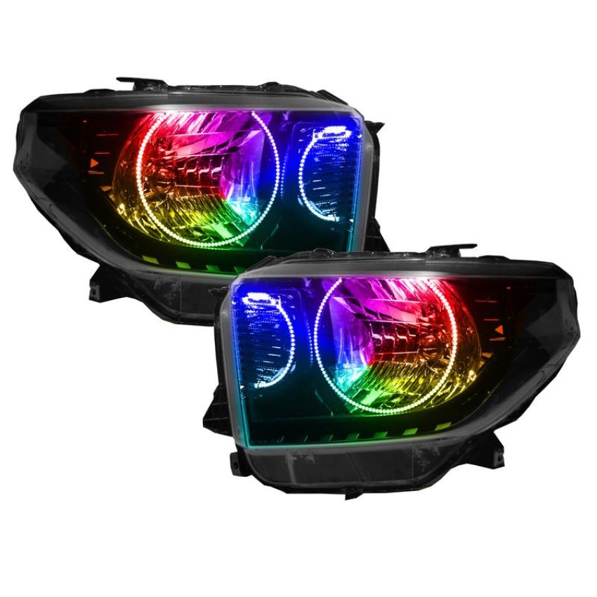 Oracle Lighting 7204-334 SMD Pre-Assembled Headlights, Dual Halo Kit, ColorSHIFT(tm) - No Controller