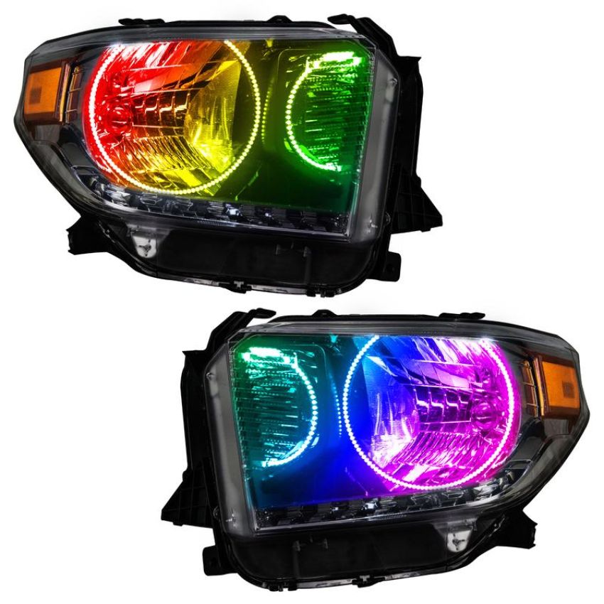 Oracle Lighting 7204-334 SMD Pre-Assembled Headlights, Dual Halo Kit, ColorSHIFT(tm) - No Controller
