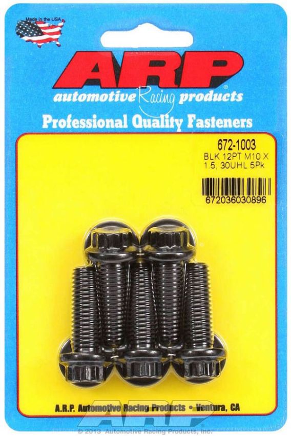 ARP ARP672-1003 Bolt Kit 12pt 5pk 10mm x 1.50 x 30mm