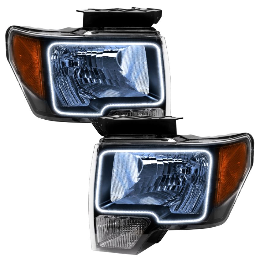Oracle Lighting 7188-001 LED Pre-Assembled Headlights, Black, White
