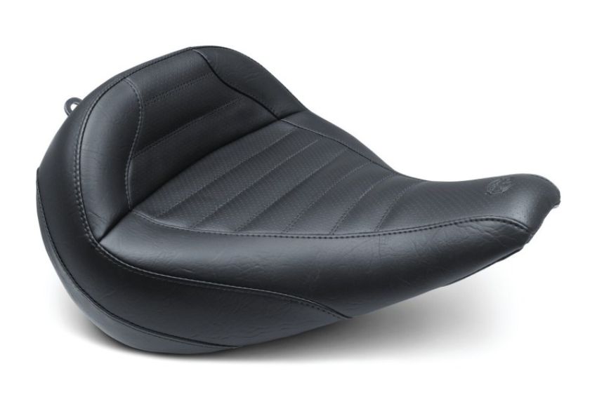 Mustang Motorcycle 75832 Mustang 18-23 Harley Fat Boy Standard Touring Solo Seat - Black