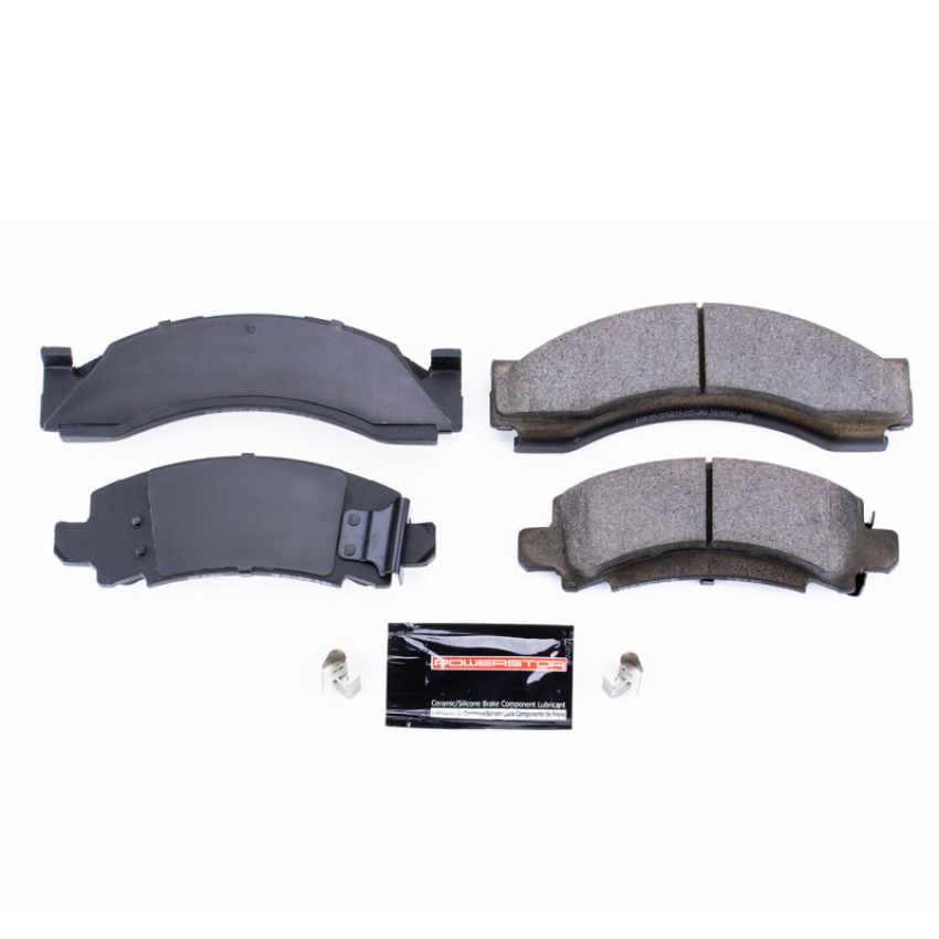 PowerStop Z23-149 PowerStop - Z23 Daily Driver Carbon-Fiber Ceramic Brake Pads with Hardware Kit