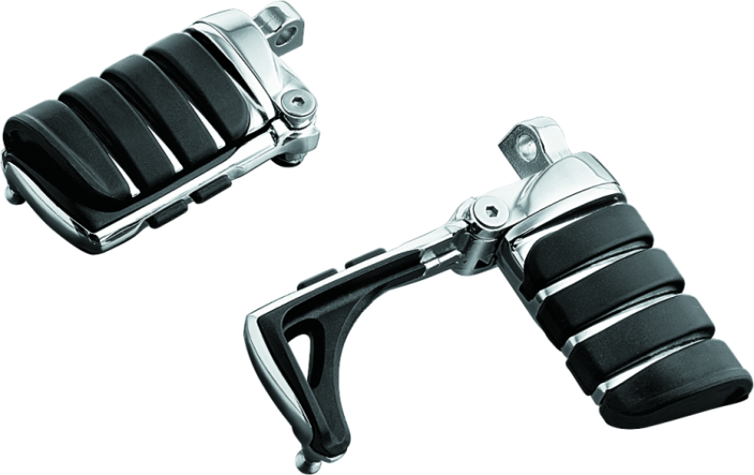 Kuryakyn 4445 Switchblade Pegs With Male Mount Adapter Chrome