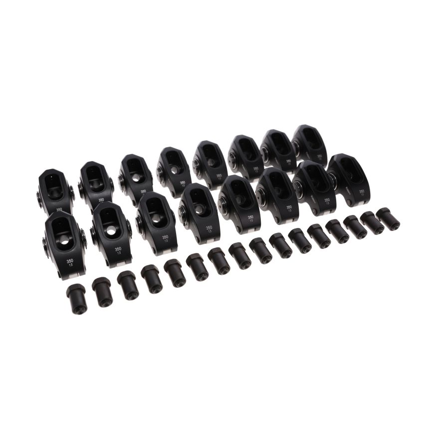 Top Street Performance 72153 TSP 2024 Aluminum Roller Rocker Arms, Chevy SB, 1.5 Ratio, 3/8 in. Stud