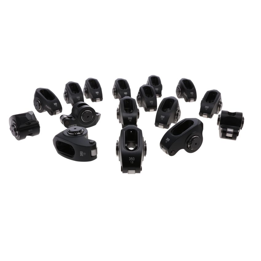 Top Street Performance 72157 TSP 2024 Aluminum Roller Rocker Arms, Chevy SB, 1.5 Ratio, 7/16 in. Stud