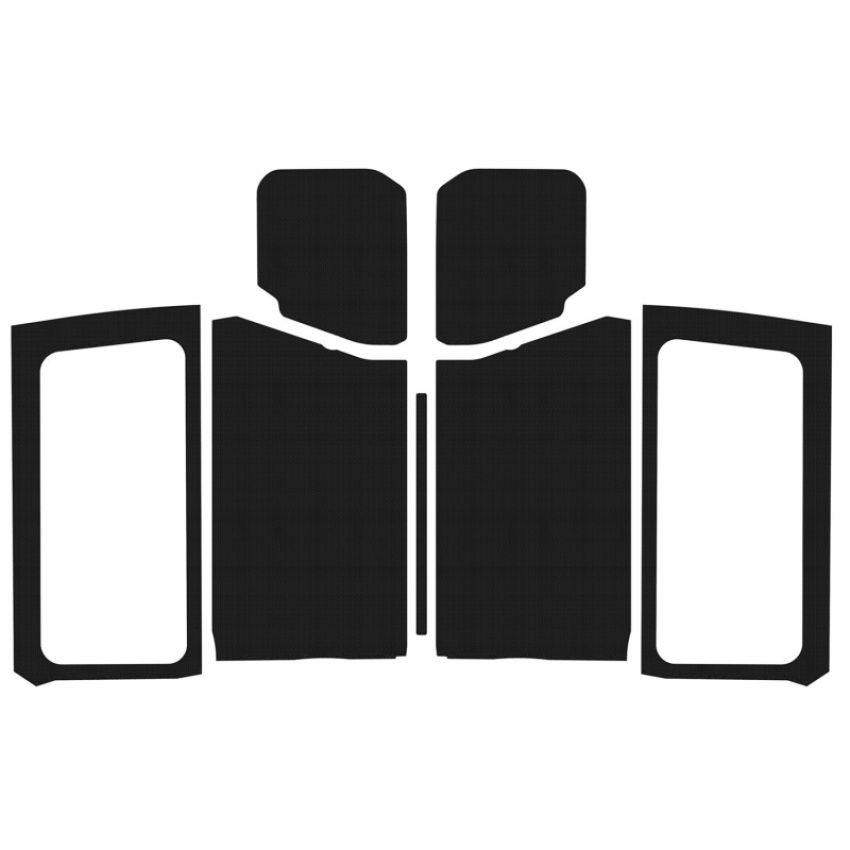 Design Engineering 50280 Side Window Kit Jeep Wrangler JL 2019-2025 2 Door Black