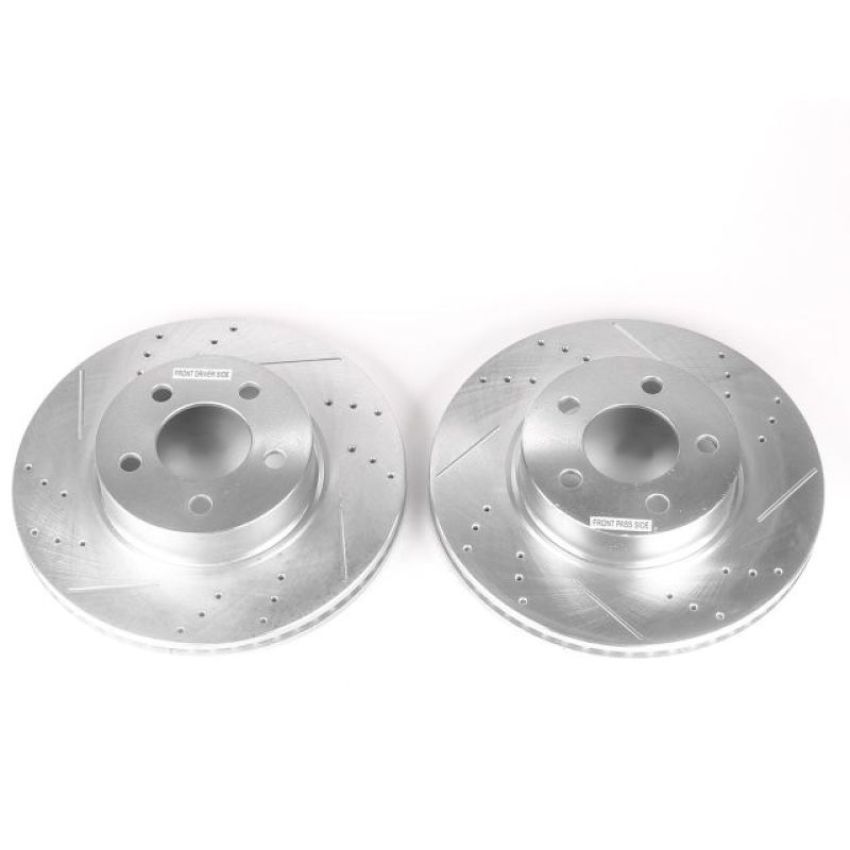 PowerStop AR8586XPR PowerStop Evolution Performance Drilled, Slotted & Plated Brake Rotor Pair