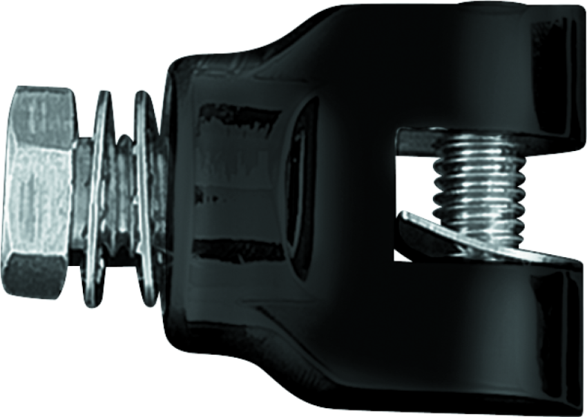 Kuryakyn 7573 Short Magnum Peg Mounts With 1/2in-13 Mounting Bolts Black